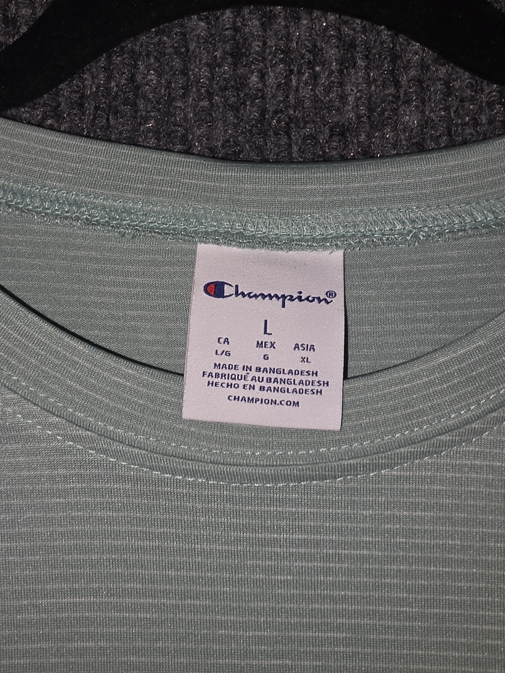 NWT Champion Mint Green Short Sleeve Athletic Tee - Picture 3 of 4